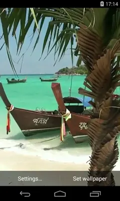 Thai Boat Video Wallpaper android App screenshot 2